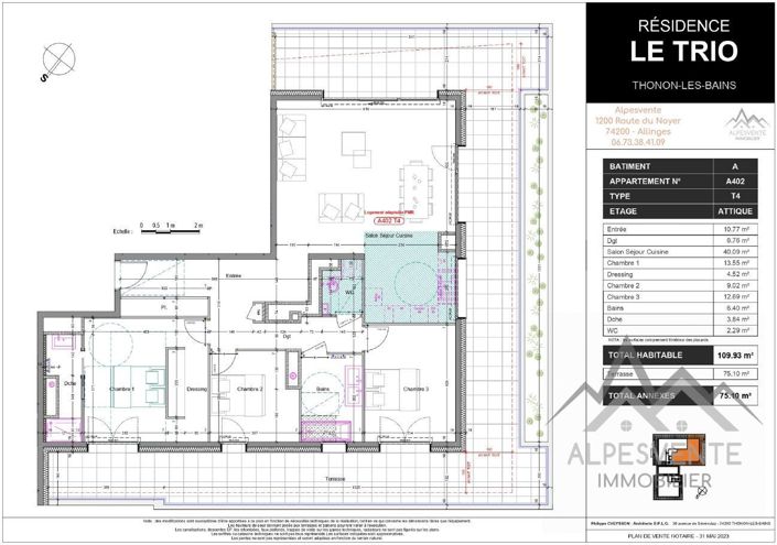 Image No.1-Appartement de 3 chambres à vendre à Thonon-les-Bains