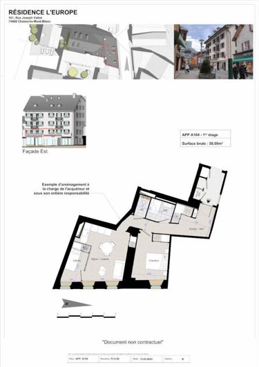 Image No.3-Appartement de 1 chambre à vendre à Chamonix-Mont-Blanc