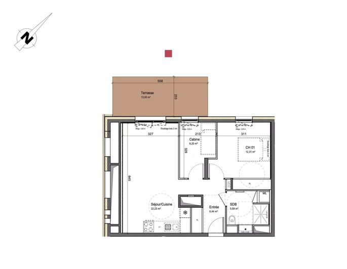 Image No.4-Appartement de 1 chambre à vendre à Haute-Savoie