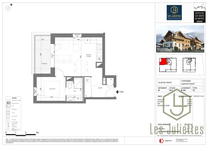 Image No.2-Appartement de 1 chambre à vendre à Haute-Savoie