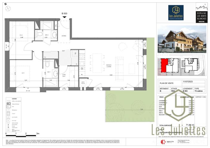 Image No.3-Propriété de 2 chambres à vendre à Haute-Savoie