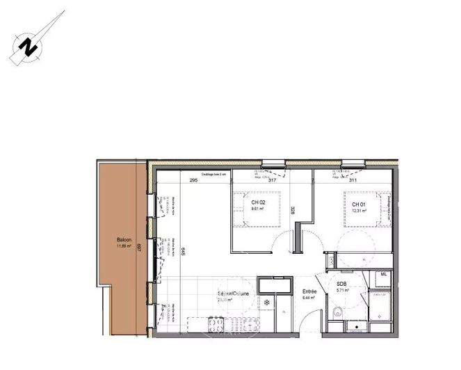 Image No.1-2 Bed Apartment for sale