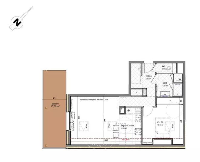 Image No.1-1 Bed Apartment for sale