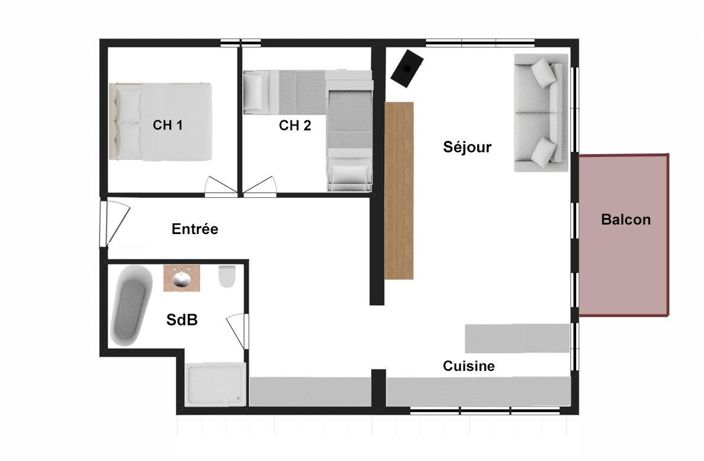 Image No.14-Appartement de 2 chambres à vendre à Saint-Gervais-les-Bains