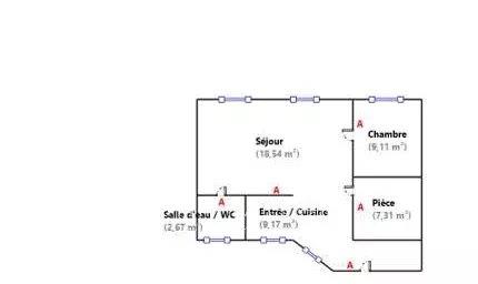 Image No.12-Appartement de 1 chambre à vendre à Paris