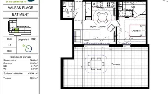 Image No.5-Appartement à vendre à Valras-Plage