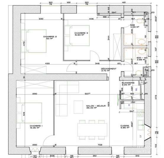 Image No.30-3 Bed Property for sale