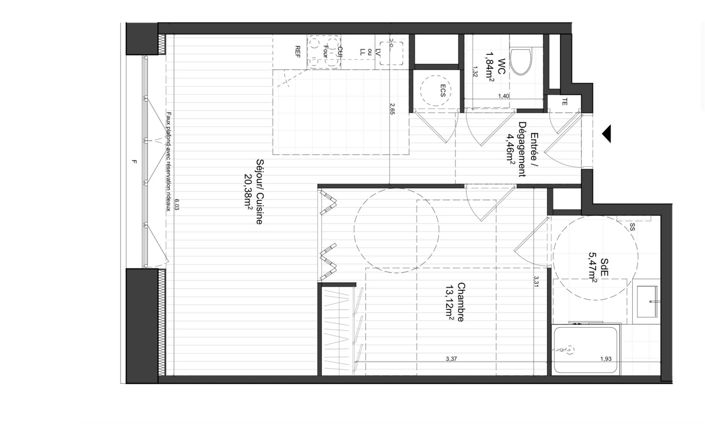 Image No.13-1 Bed Apartment for sale