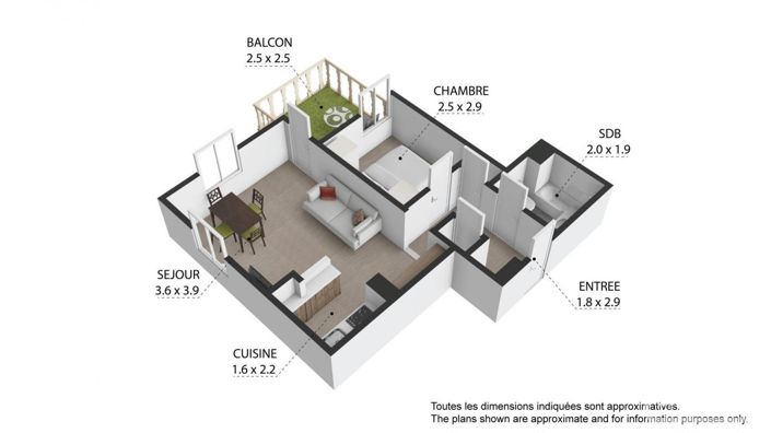 Image No.20-Appartement de 1 chambre à vendre à Samoëns