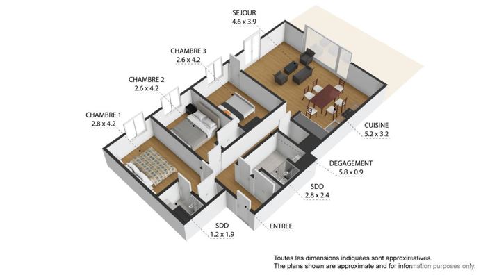 Image No.23-3 Bed Apartment for sale