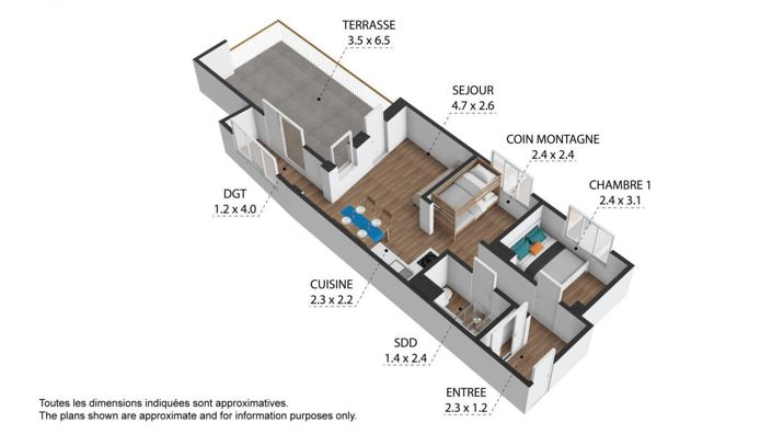 Image No.17-1 Bed Apartment for sale