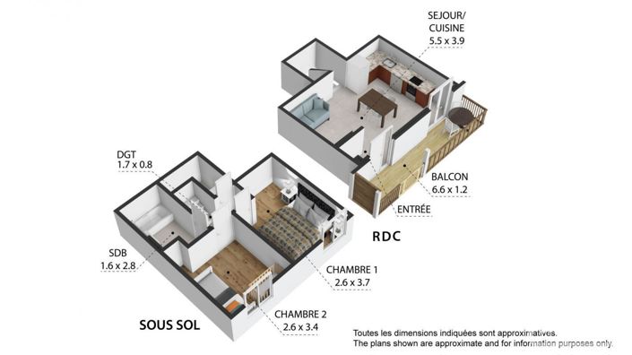 Image No.18-Appartement de 2 chambres à vendre à Montriond