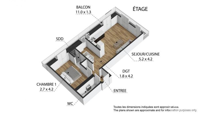 Image No.5-Appartement de 3 chambres à vendre à Saint-Jean-d'Aulps