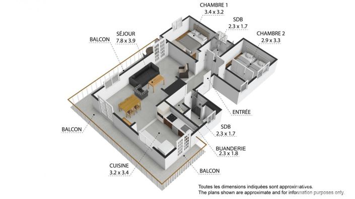 Image No.20-2 Bed Apartment for sale