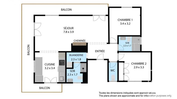 Image No.21-Appartement de 2 chambres à vendre à Montriond