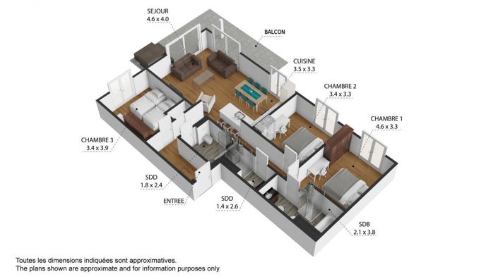 Image No.24-3 Bed Apartment for sale