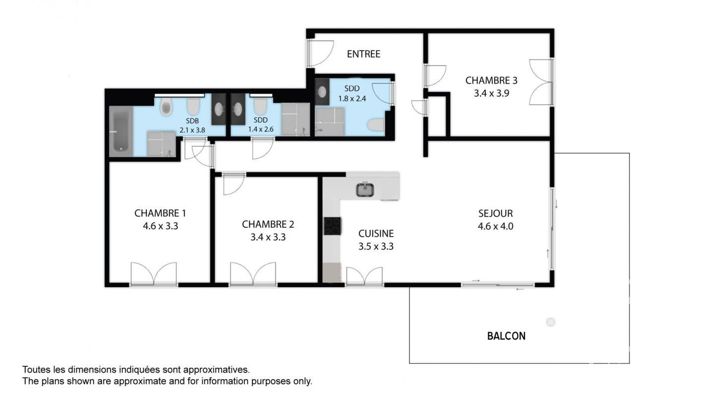 Image No.25-3 Bed Apartment for sale