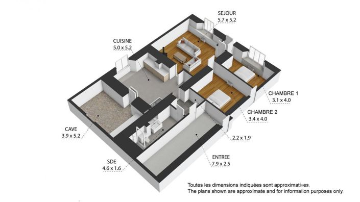 Image No.20-Appartement de 2 chambres à vendre à Haute-Savoie