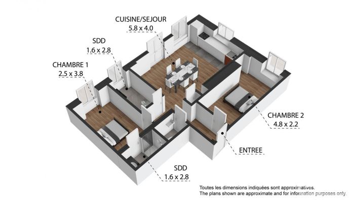 Image No.4-Appartement de 2 chambres à vendre à Saint-Jean-d'Aulps