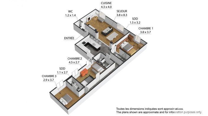Image No.23-Appartement de 3 chambres à vendre à Chamonix-Mont-Blanc