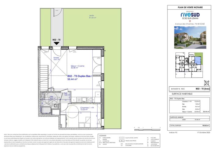 Image No.5-Appartement de 4 chambres à vendre à Sciez