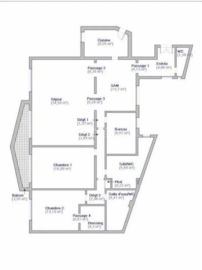 Image No.4-Appartement de 2 chambres à vendre à Paris