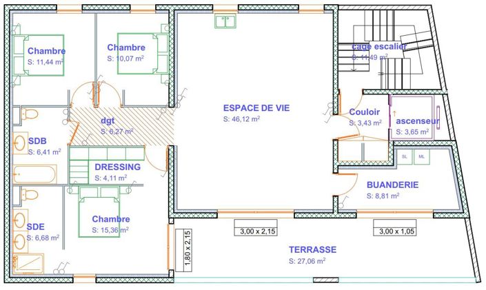 Image No.7-3 Bed Apartment for sale