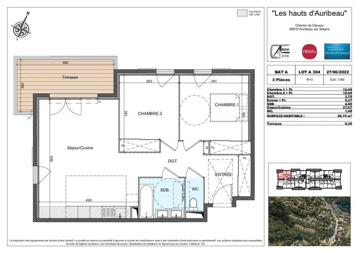 Image No.3-Appartement de 2 chambres à vendre à Auribeau-sur-Siagne