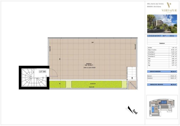 Image No.3-Appartement de 3 chambres à vendre à Antibes