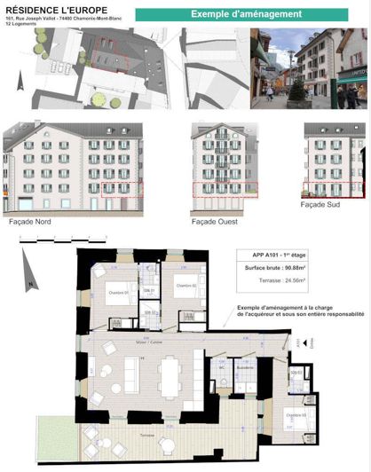 Image No.3-Appartement de 3 chambres à vendre à Chamonix-Mont-Blanc