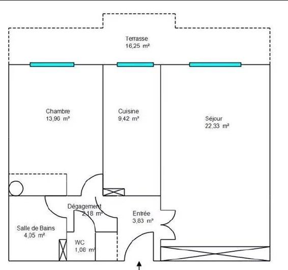 Image No.8-Appartement de 1 chambre à vendre à Le Cannet