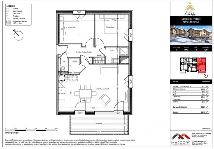 Image No.6-Appartement de 2 chambres à vendre à Haute-Savoie