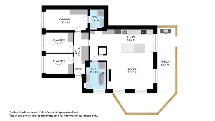 Image No.23-3 Bed Apartment for sale