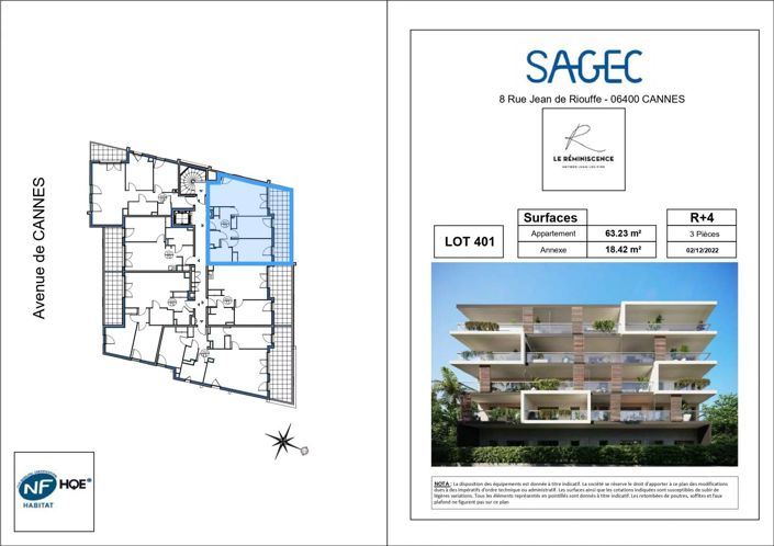 Image No.2-Propriété de 2 chambres à vendre à Antibes