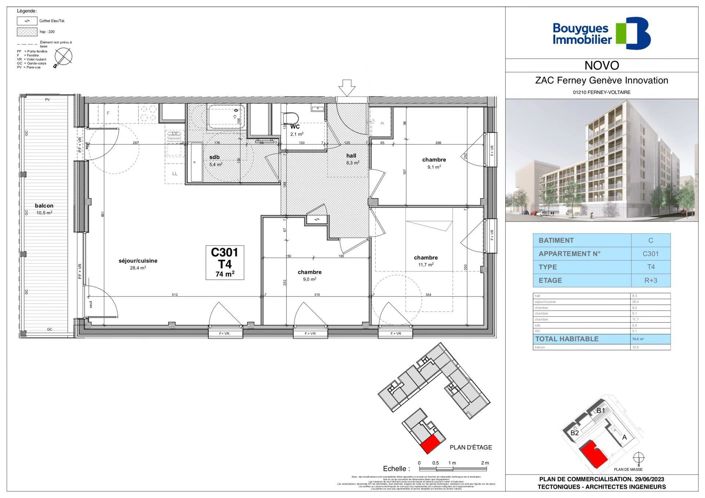 Image No.3-Appartement de 3 chambres à vendre à Ferney-Voltaire