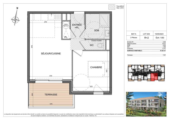 Image No.5-Appartement de 1 chambre à vendre à Antibes