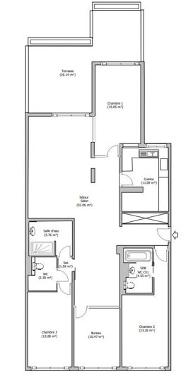 Image No.23-3 Bed Apartment for sale