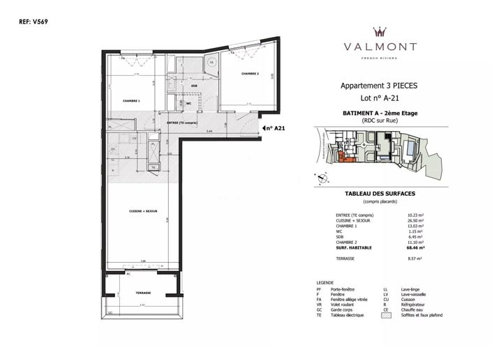 Image No.5-Appartement de 2 chambres à vendre à Èze