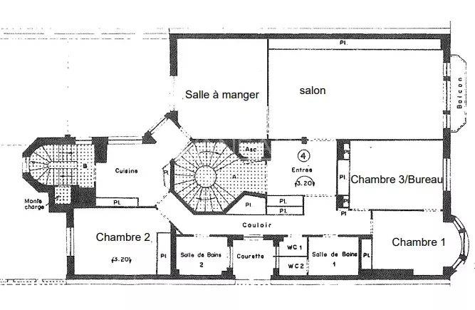 Image No.6-Appartement de 3 chambres à vendre à Paris