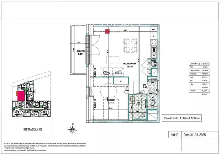 Image No.3-Appartement de 1 chambre à vendre à Deauville