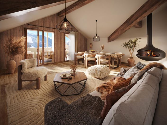 Image No.4-Appartement de 2 chambres à vendre à Samoëns