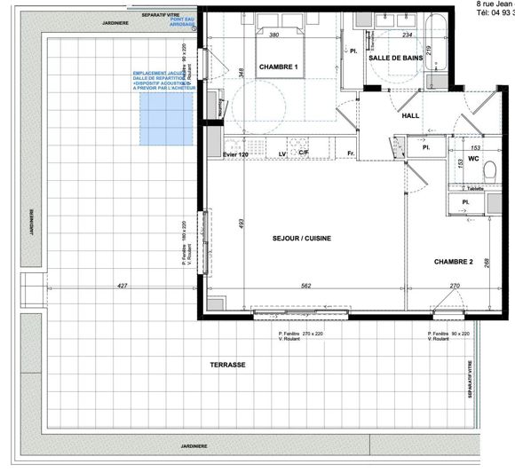 Image No.3-Appartement de 2 chambres à vendre à Antibes