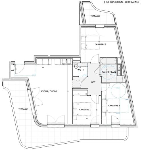 Image No.3-Appartement de 3 chambres à vendre à Cannes