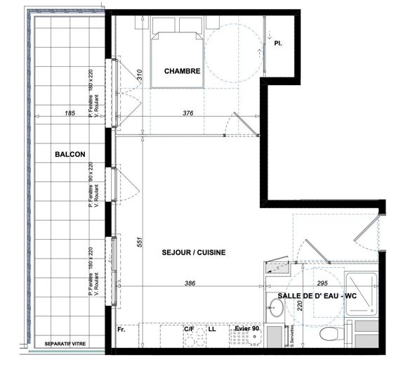 Image No.3-1 Bed Apartment for sale