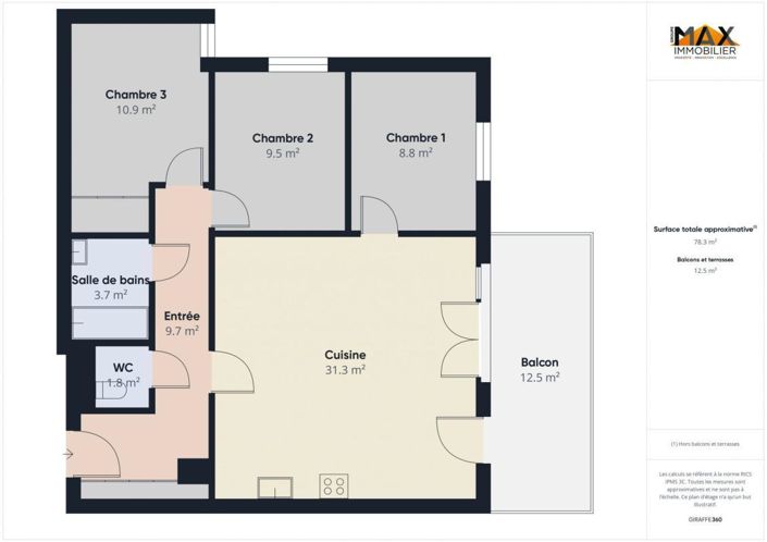 Image No.9-3 Bed Apartment for sale