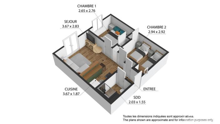 Image No.20-Appartement de 2 chambres à vendre à Les Houches