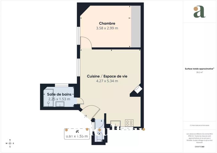 Image No.2-Appartement de 1 chambre à vendre à Paris