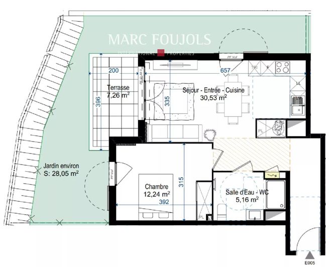 Image No.3-Appartement de 1 chambre à vendre à Cogolin