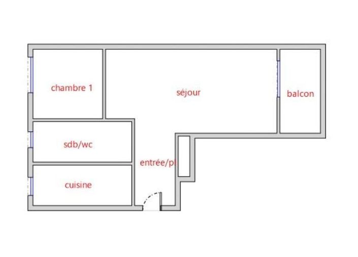 Image No.4-Appartement de 1 chambre à vendre à Bouches-du-Rhône