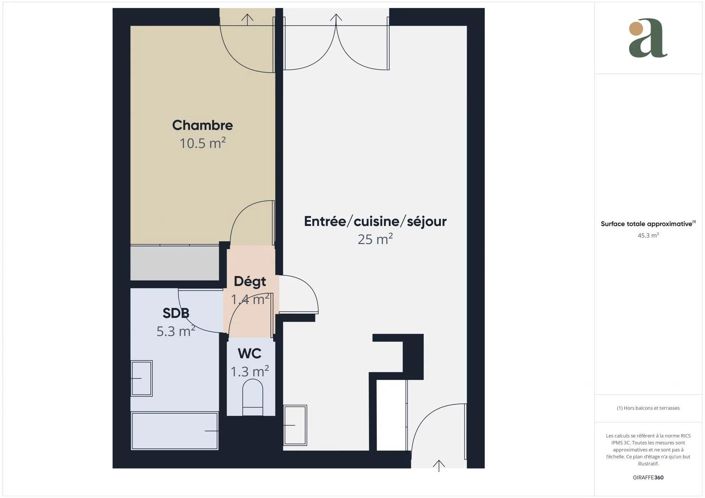 Image No.14-Appartement de 1 chambre à vendre à Survilliers